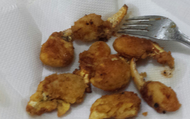 Patinha de caranguejo á milanesa