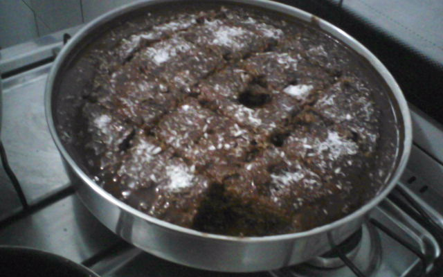 Bolo de Chocolate com 1 ovo e iogurte