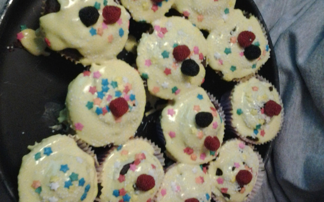 Maravilhoso cupcake de chocolate