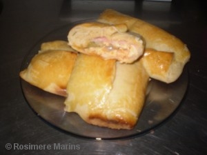 Pães fofos recheado