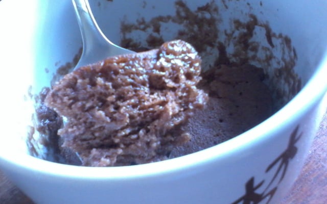 Bolo de caneca sem ovo