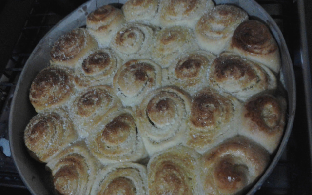 Rosca caracol de coco