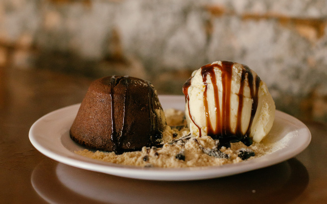 Petit Gateau do Família Burger 