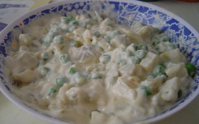 Salada de maionese super simples