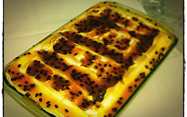 Pavê mousse de maracujá