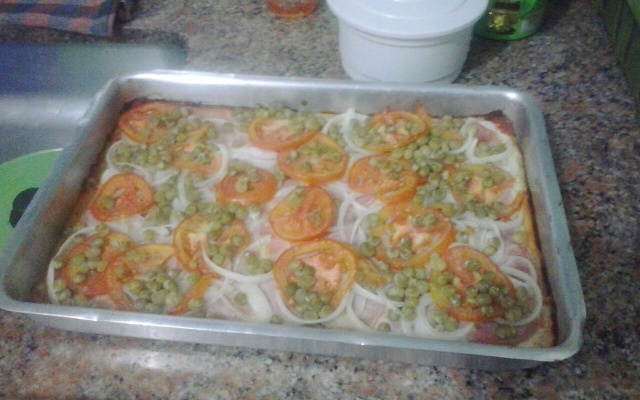 Pizza de liquidificador