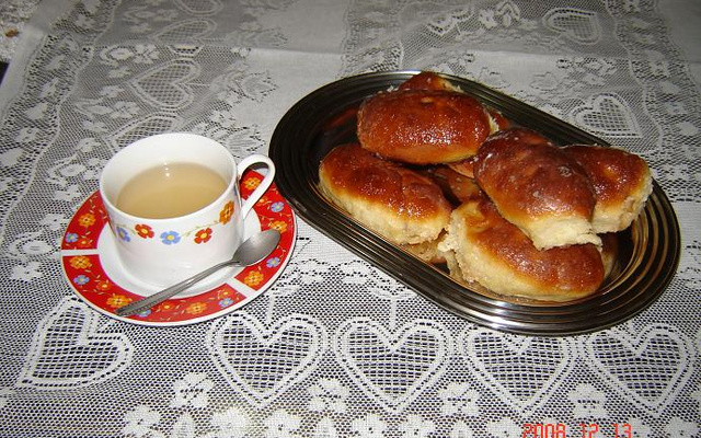 Pãezinhos de maçã e passas