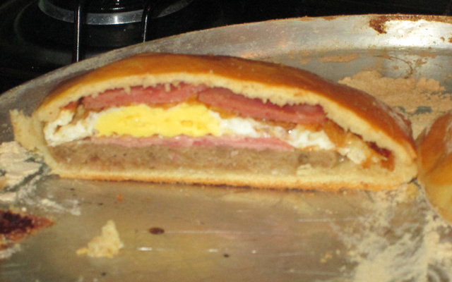 Hambúrguer de forno