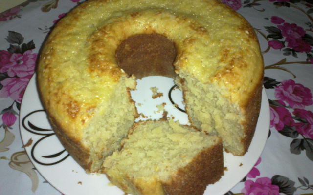 Bolo de banana da Bruna (de liquidificador)