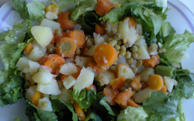 Salada ao molho de maionese