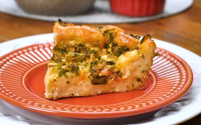 Torta salgada de liquidificador