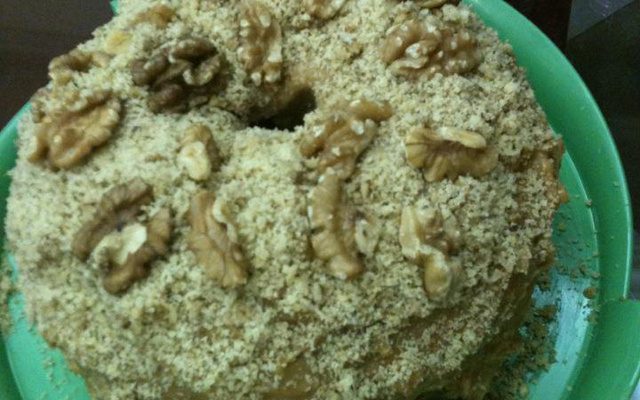 Bolo de nozes especial de Natal