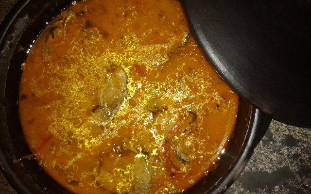 Moqueca de peixe ao camarão