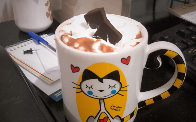Chocolate quente cremoso