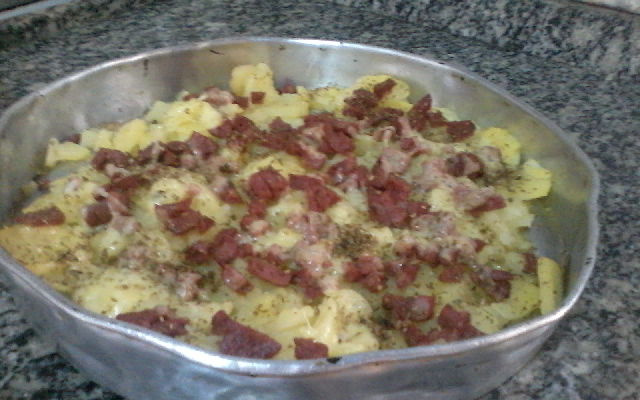 Batata gratinada