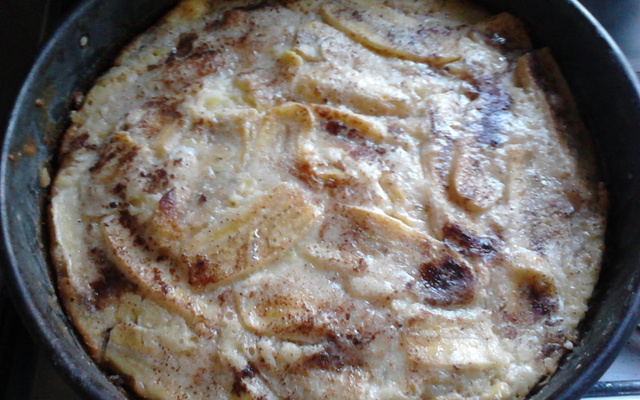 Torta de banana deliciosa