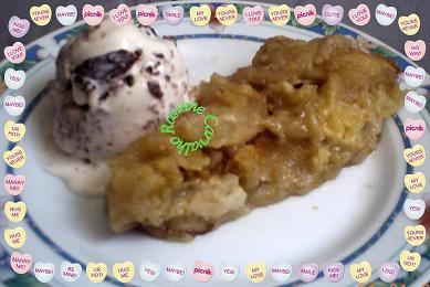 Torta de maçã em camadas da Rosiane