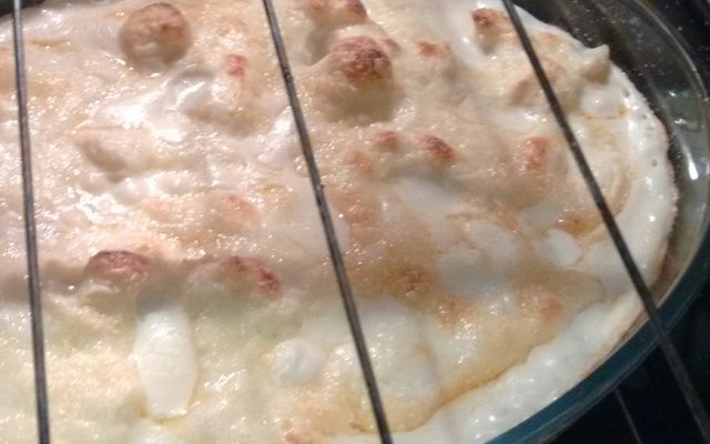 Couve-flor gratinada