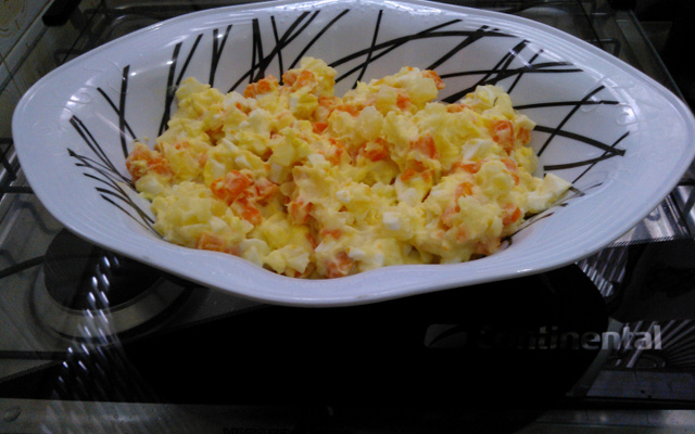 Salada de ovos econômica