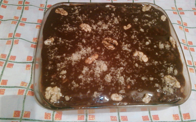 Pavê de nozes para o Natal