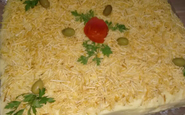 Bolo salgado de frango