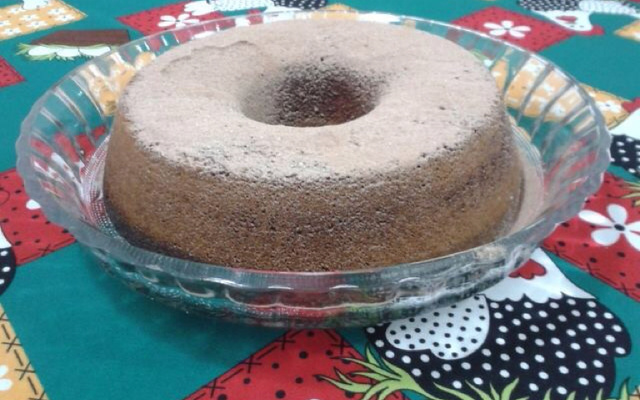 Bolo de banana de liquidificador