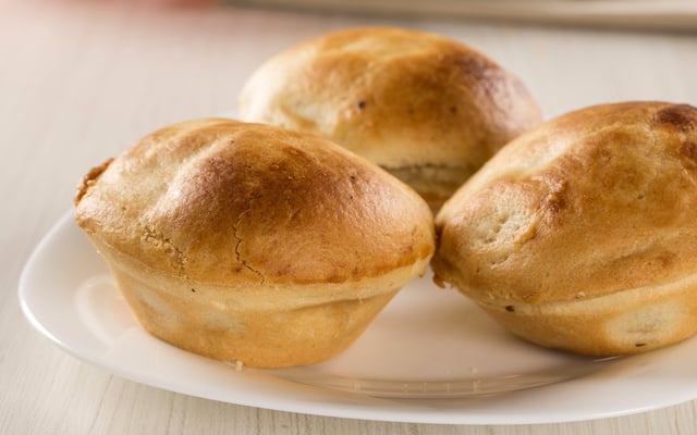 Empadão de palmito com iogurte