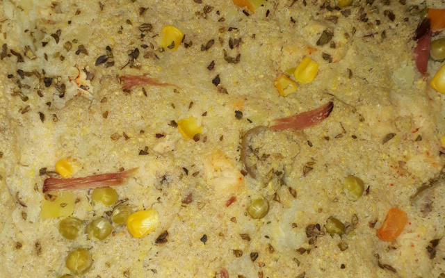 Torta de frango sem glúten e sem lactose