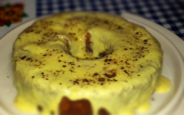 Bolo de milho com recheio de creme de milho