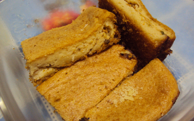 Torta de sobras de pão da Diva