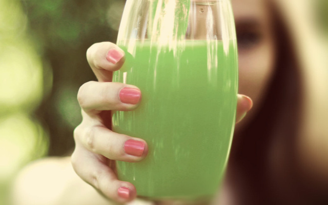 Suco verde do Kitchenlab