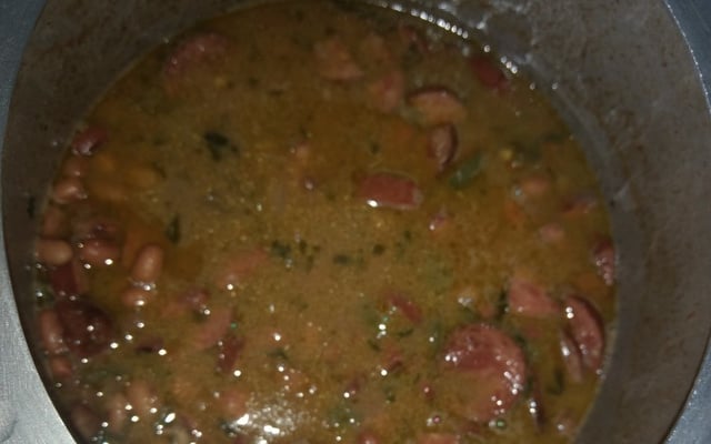 Feijão fácil e gostoso