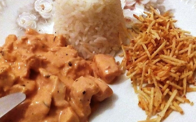 Estrogonofe de microondas