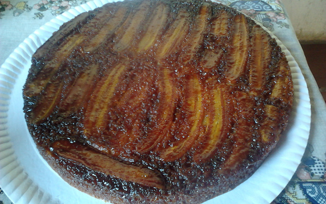 Bolo de Banana Caramelada