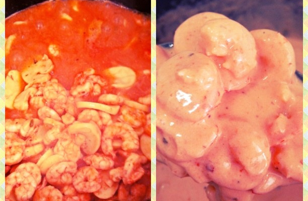 Estrogonofe de Camarão