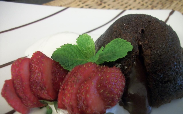 Petit gateau fácil e delicioso