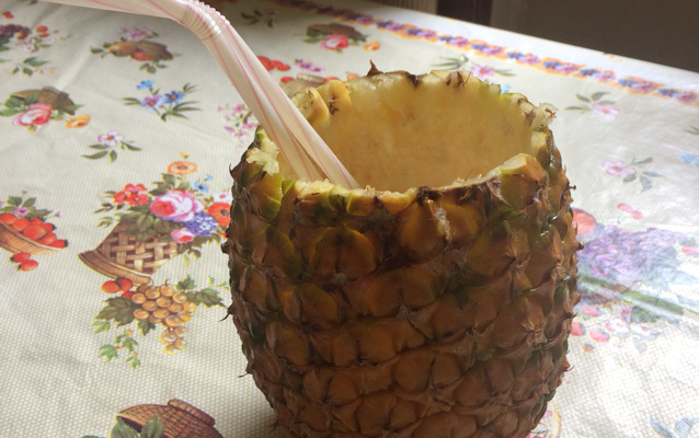 Batida para tomar no abacaxi