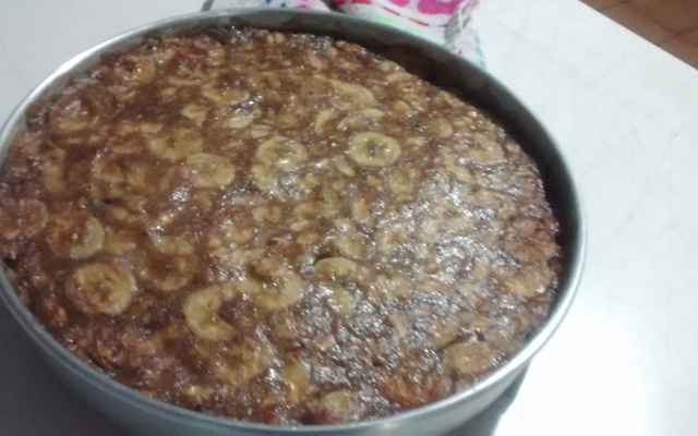 Torta de banana sem glúten