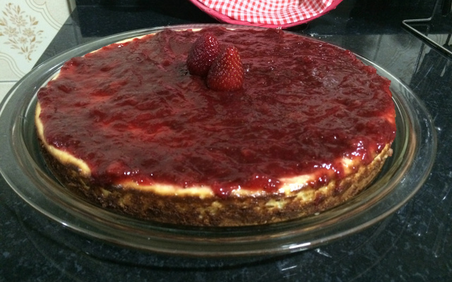 Cheesecake de morango