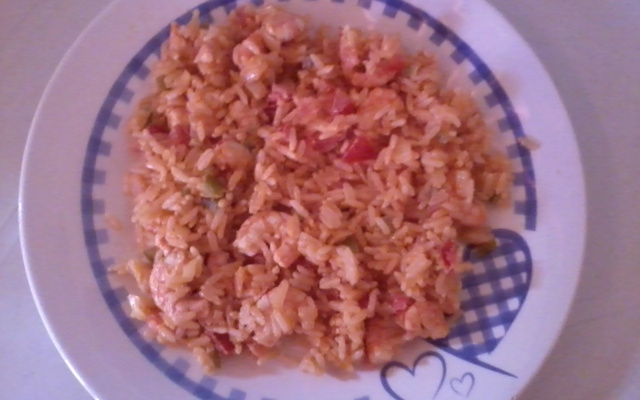 Risoto de camarão fácil e rápida