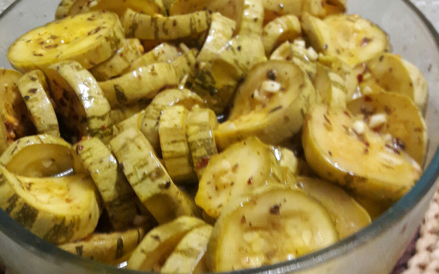 Abobrinha em conserva