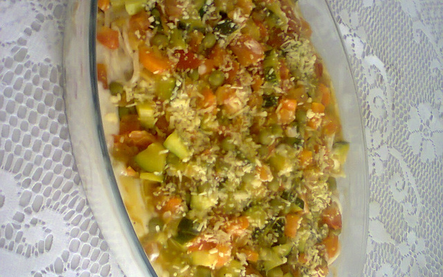 Penne ao molho de legumes