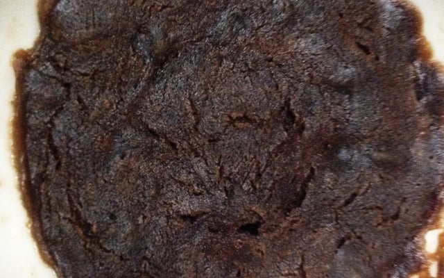 Bolo de chocolate de caneca sem ovo