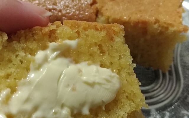 Bolo de fubá fofinho