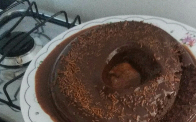 Brigadeirão de microondas