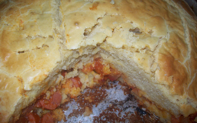 Cachorro quente ao forno