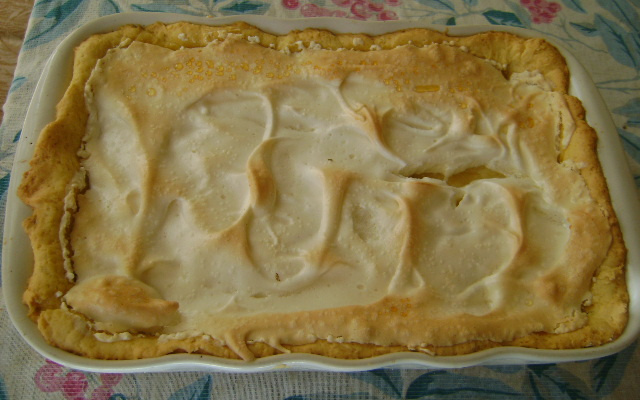 Torta de limão com massa podre