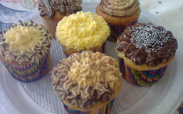Cupcake de Chocolate com Creme amanteigado de Chocolate