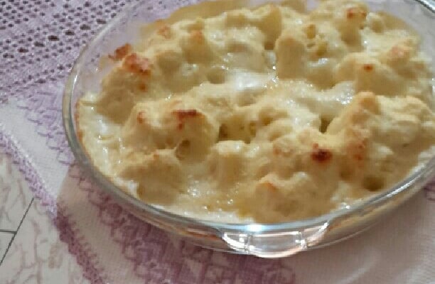 Couve-flor gratinada