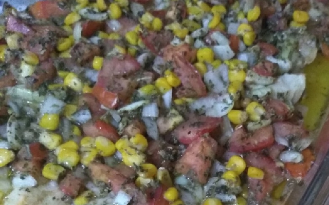 Filé de polaca assado ao forno